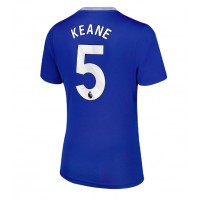 Maglia Calcio Everton Michael Keane #5 Prima Divisa Donna 2024-25 Manica Corta